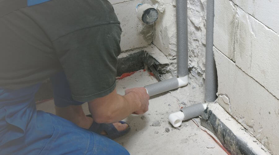 Expert burst pipe repair services in Nome, TX